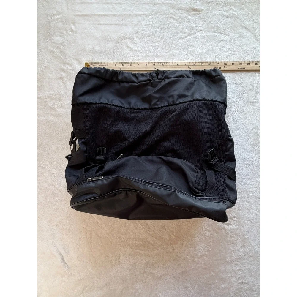 Nike Black Vintage Mesh Ventilated Gym Bag Unisex OS Excellent